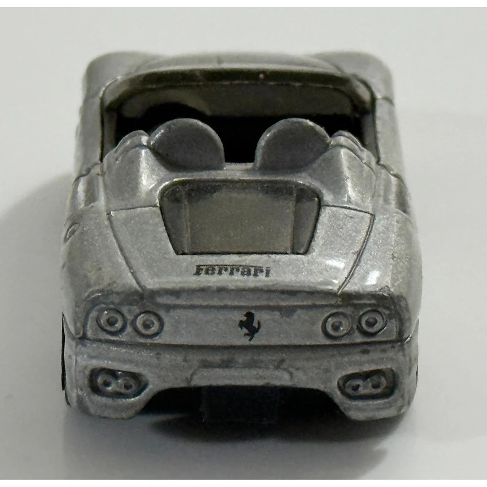 Matchbox Ferrari 360 Spider Kids 1:64 Silver Diecast Convertible Toy Car 2001